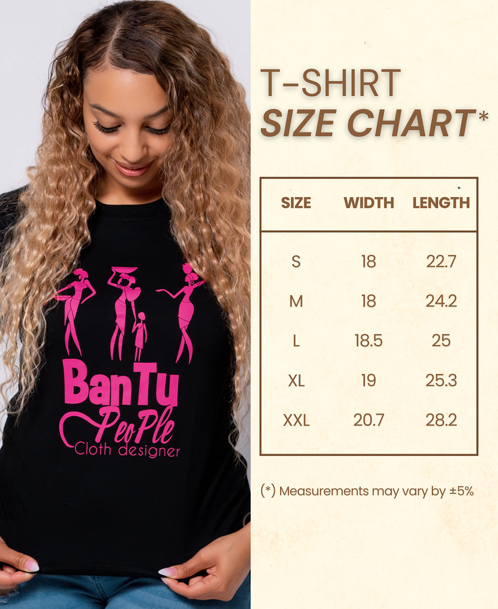 Gift Tee for Women – Inspirational Cultural Black Cotton T-Shirt with Pink Accents – Life-Giver – Black Pink