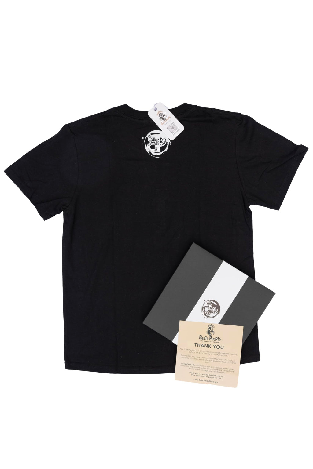 Gift Tee for Women – Inspirational Cultural Black Cotton T-Shirt with Pink Accents – Life-Giver – Black Pink